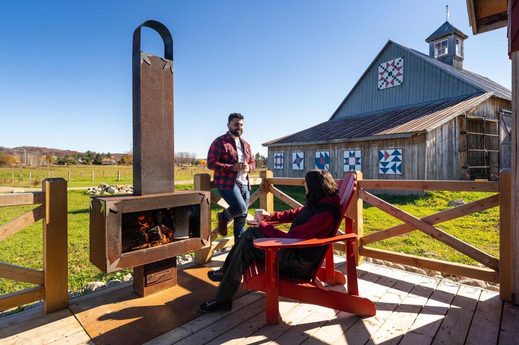 Le Baluchon Eco-Villegiature Saint-Paulin Екстериор снимка