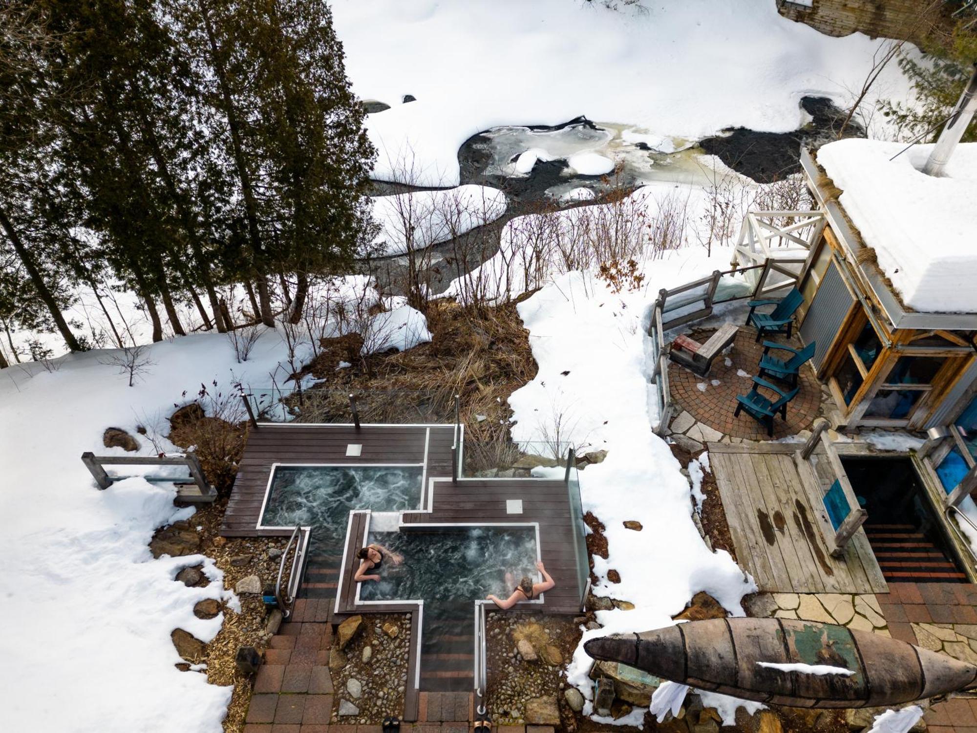 Le Baluchon Eco-Villegiature Saint-Paulin Екстериор снимка