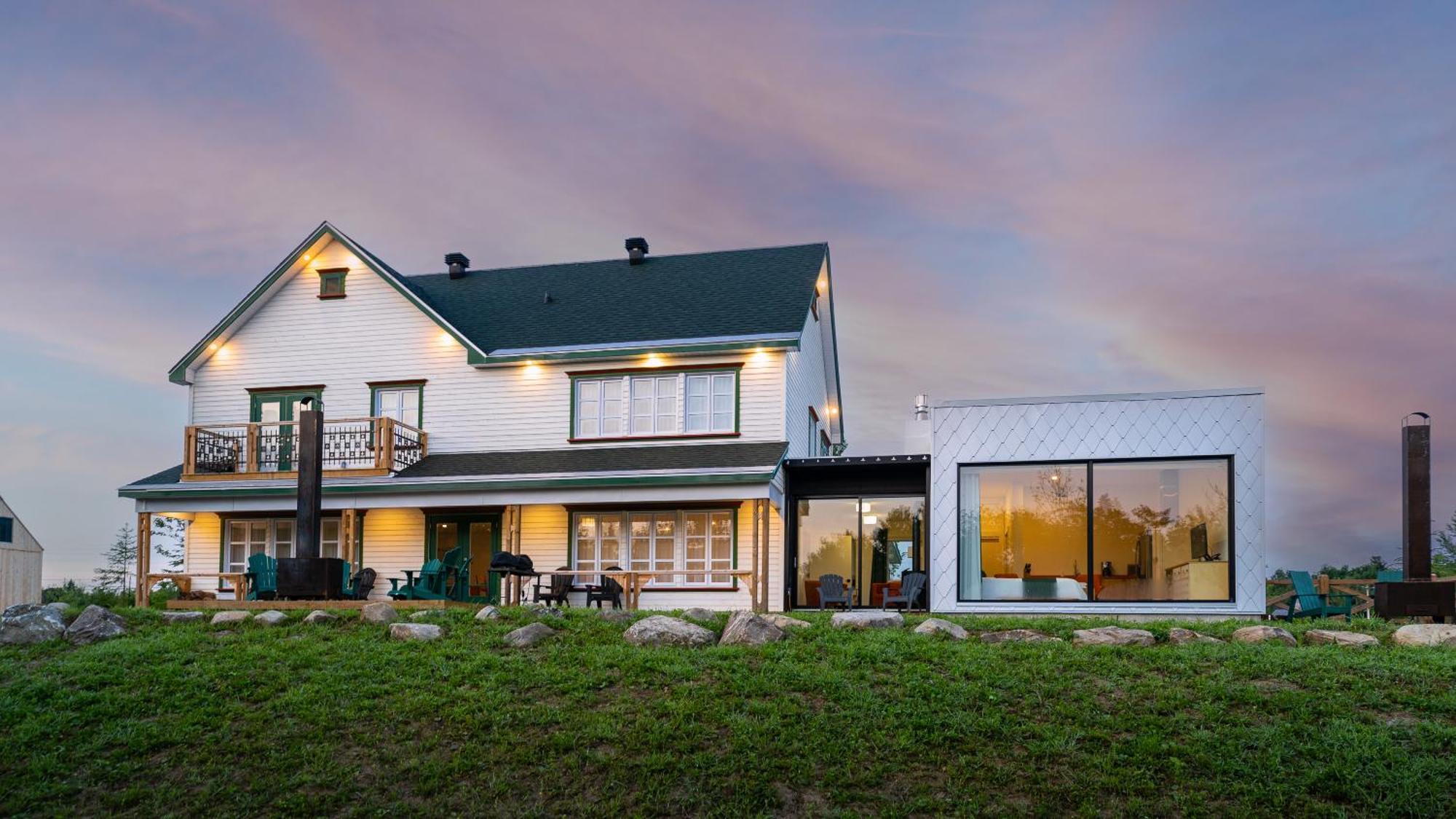 Le Baluchon Eco-Villegiature Saint-Paulin Екстериор снимка