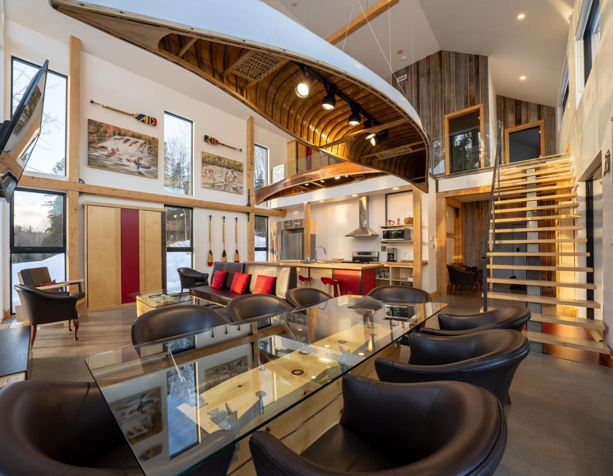 Le Baluchon Eco-Villegiature Saint-Paulin Екстериор снимка