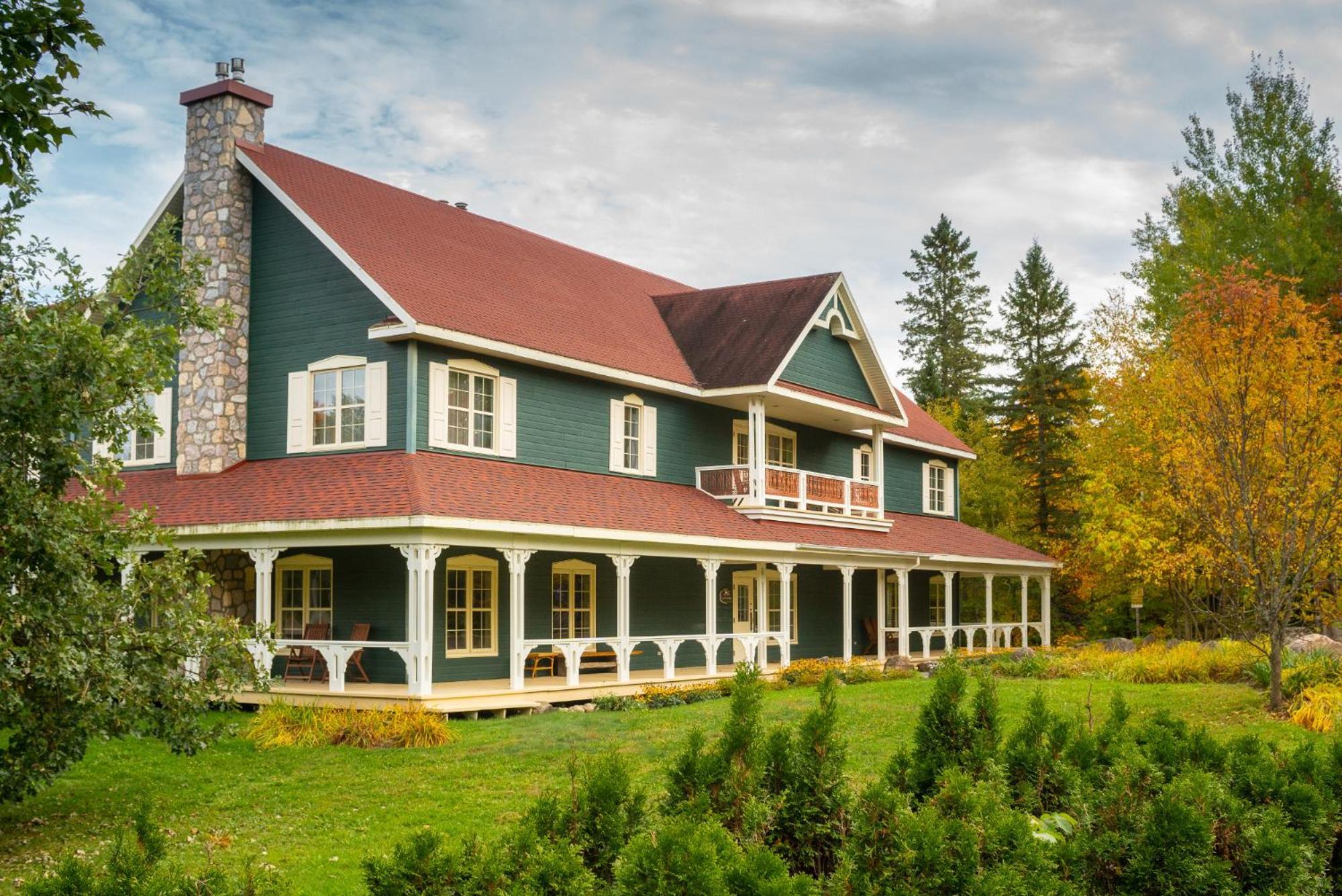 Le Baluchon Eco-Villegiature Saint-Paulin Екстериор снимка